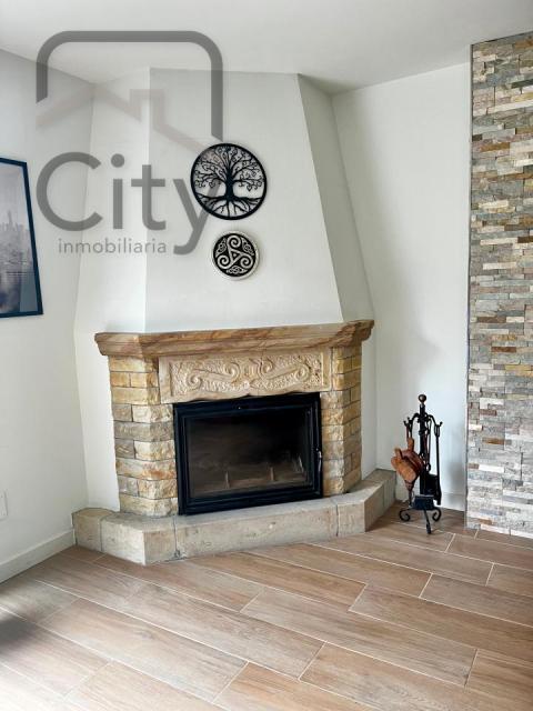 chimenea salon